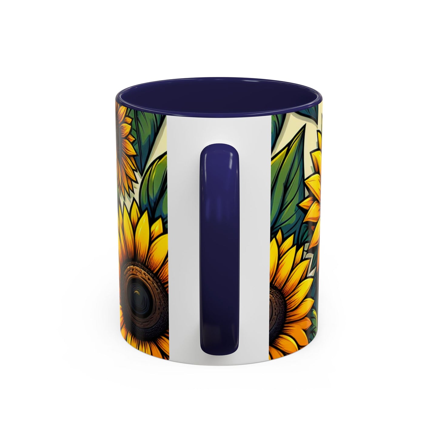 Sunflower Radiance Essence Pattern - Mugs