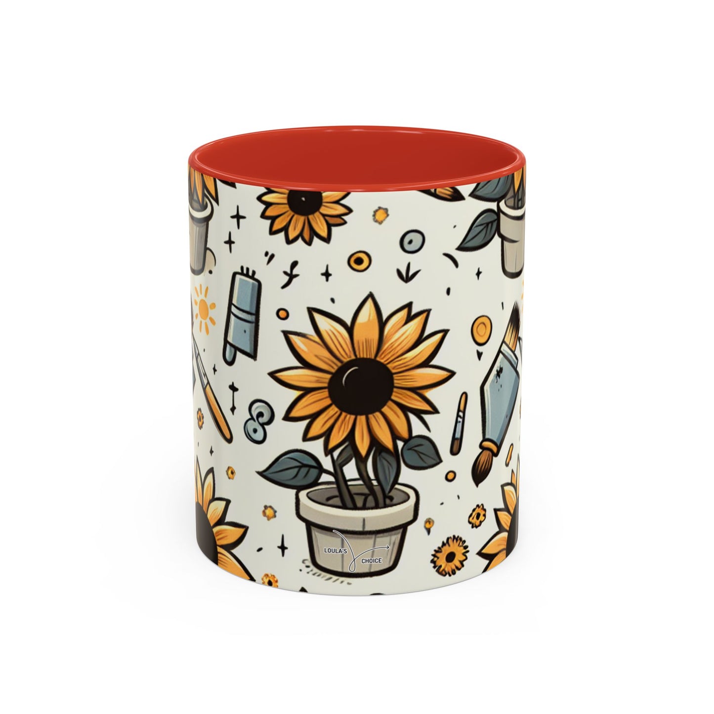 Sunflower Artistry Essence Pattern - Mugs