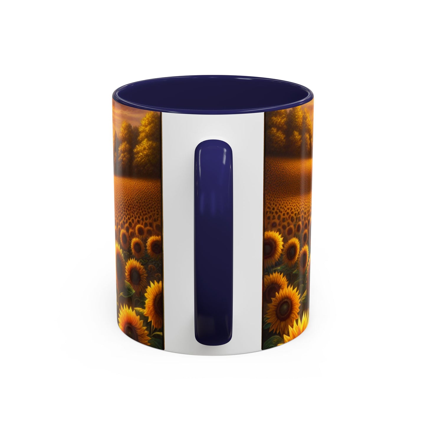Sunset Serenade Sunflower Tapestry - Mugs
