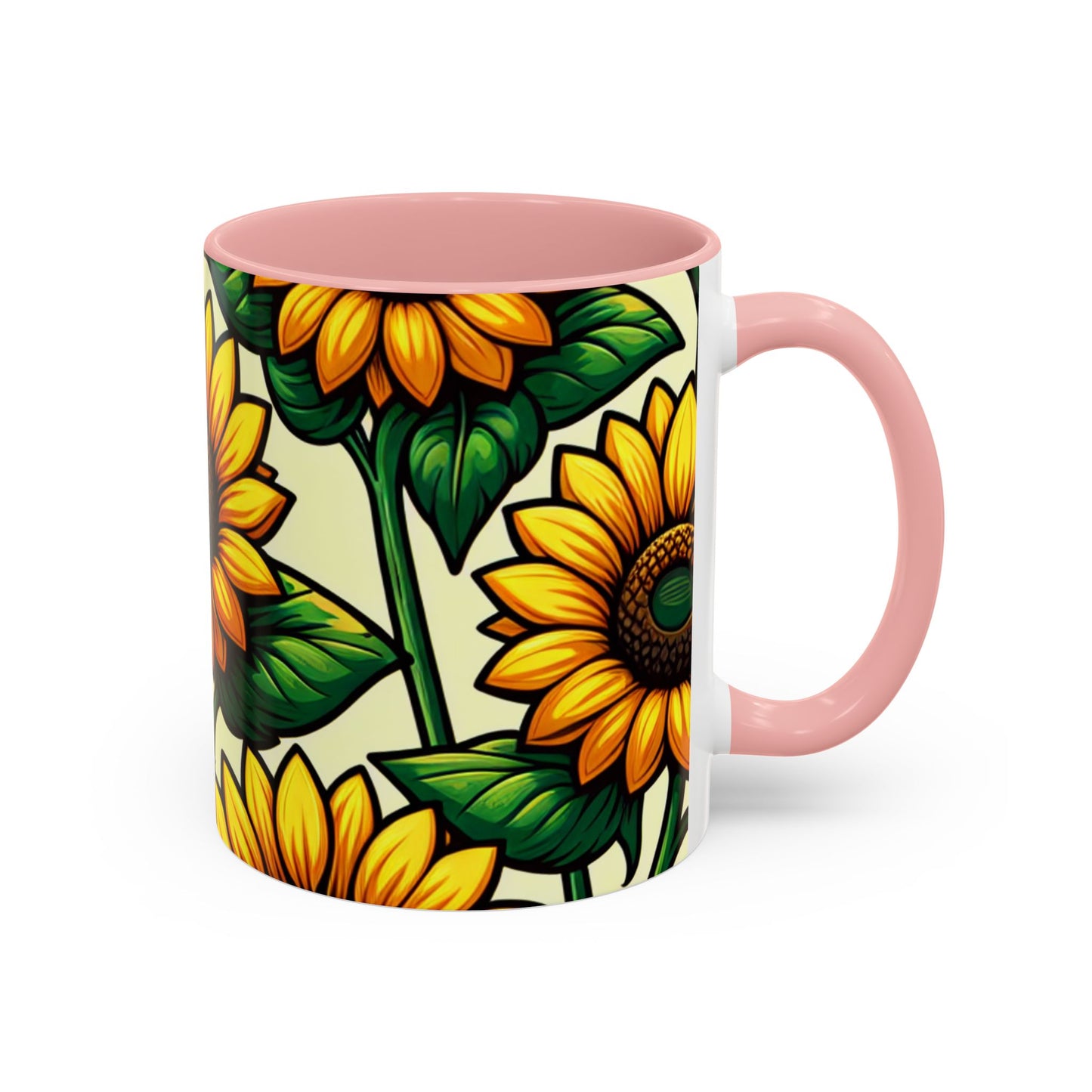 Golden Helianthus Haven - Mugs