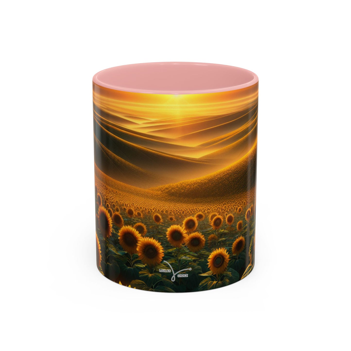 Amber Serenity Sunflower Fields - Mugs