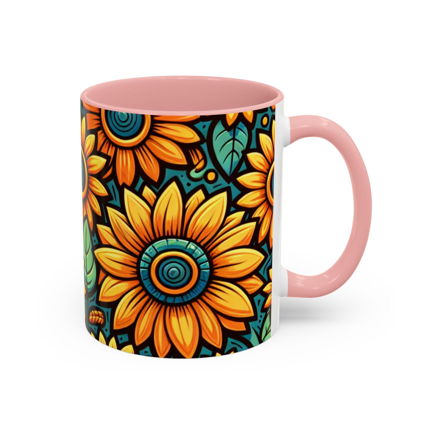 Azure Autumn Sunflower Medley - Mugs
