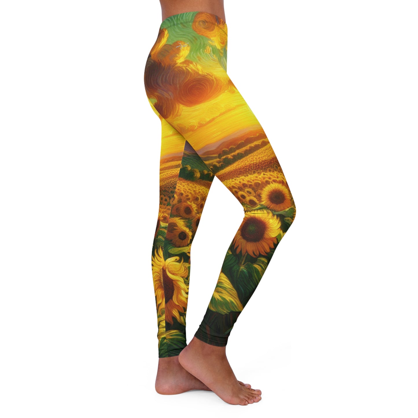 Golden Helios Tapestry - Leggings
