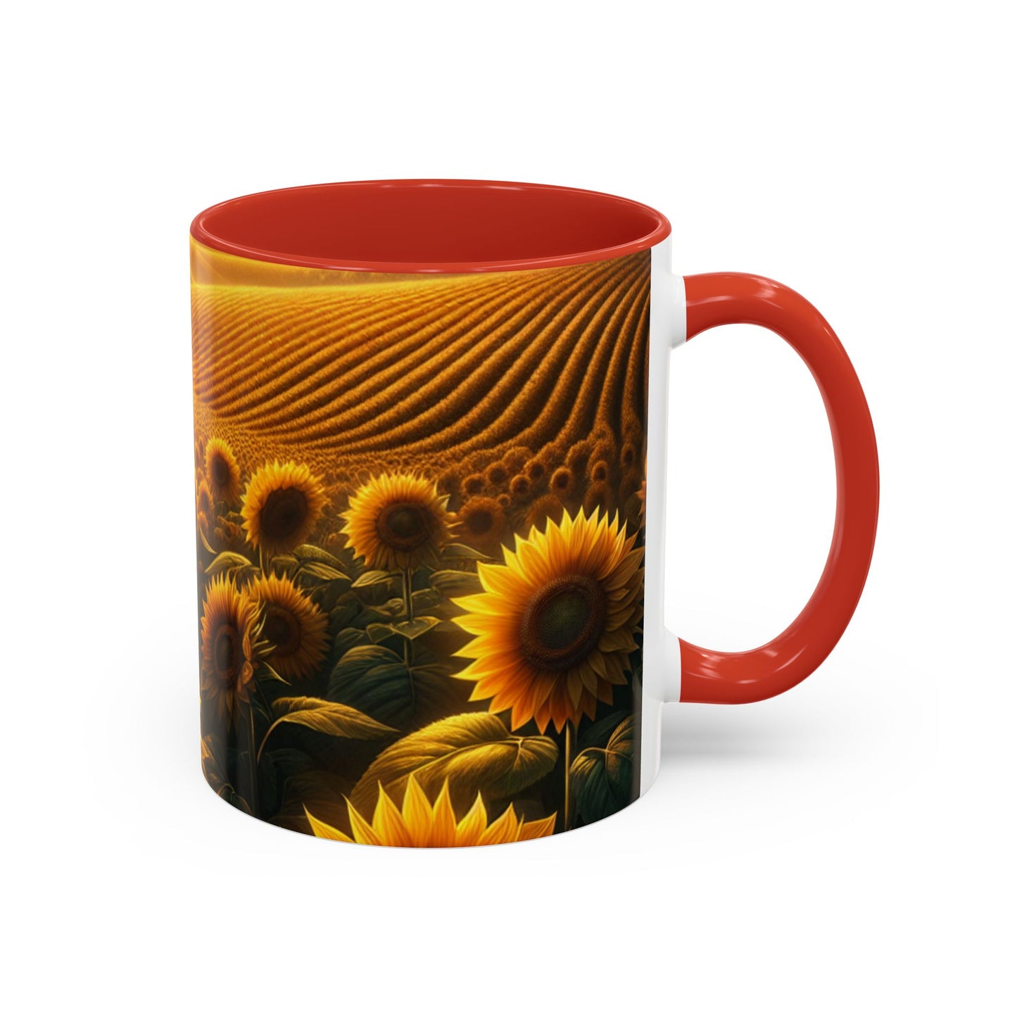 Golden Solstice Blossom - Mugs