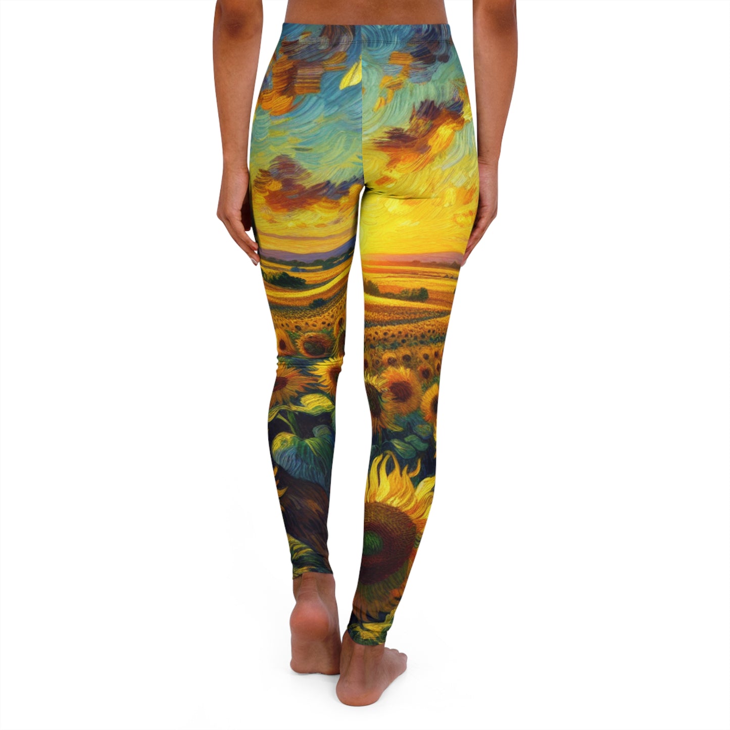 Sunflower Whirlwind Bliss - Leggings