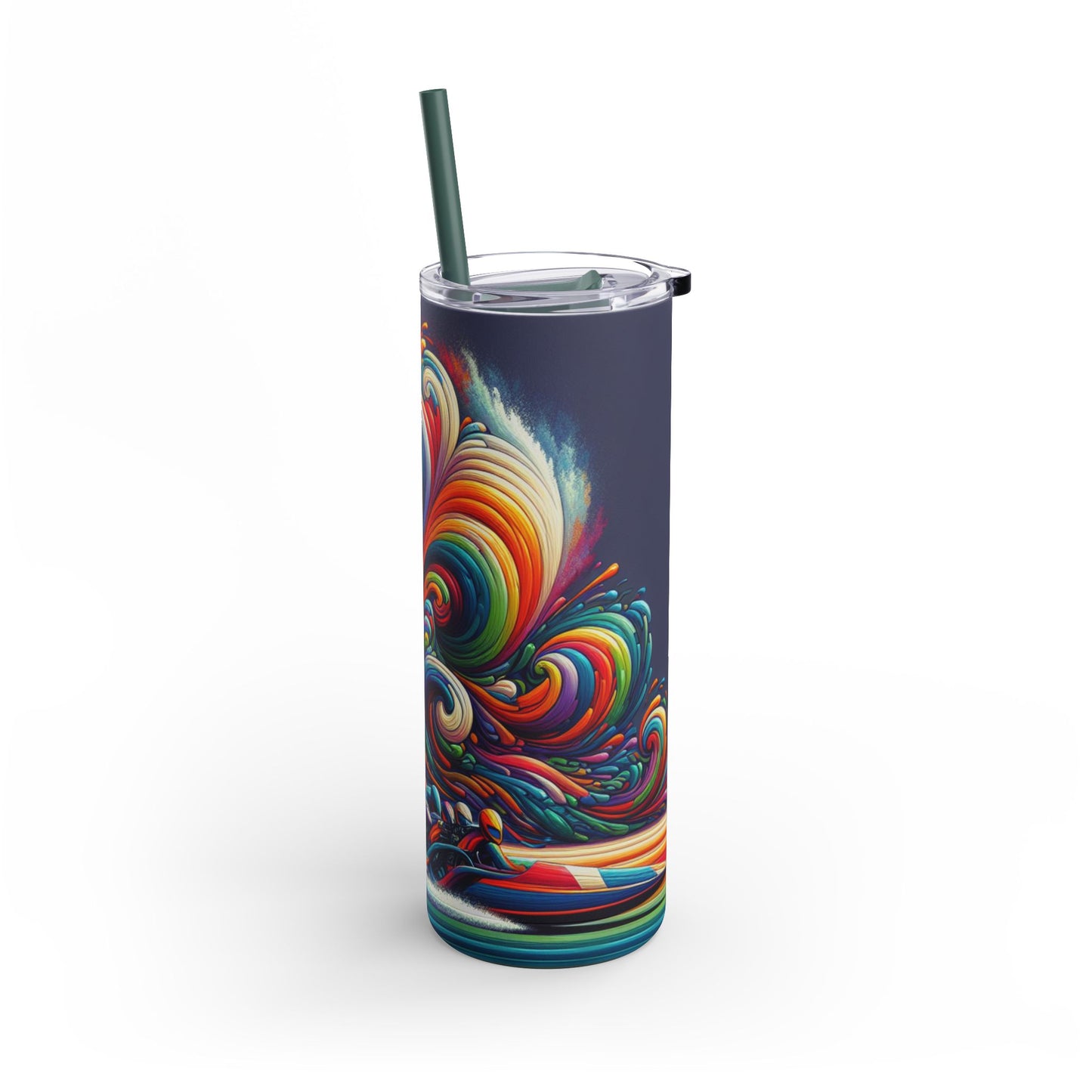 Dynamic Waves of Color - Tumblers