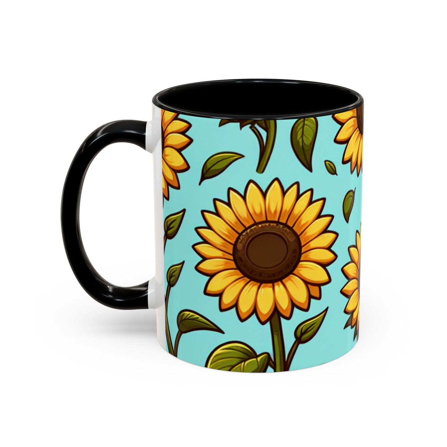 Sunshine Serenade Sunflower Bloom - Mugs