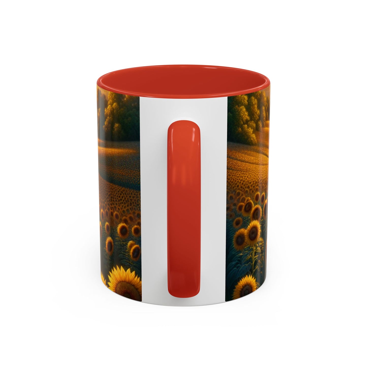 Sunset Sunflower Serenade Pattern - Mugs