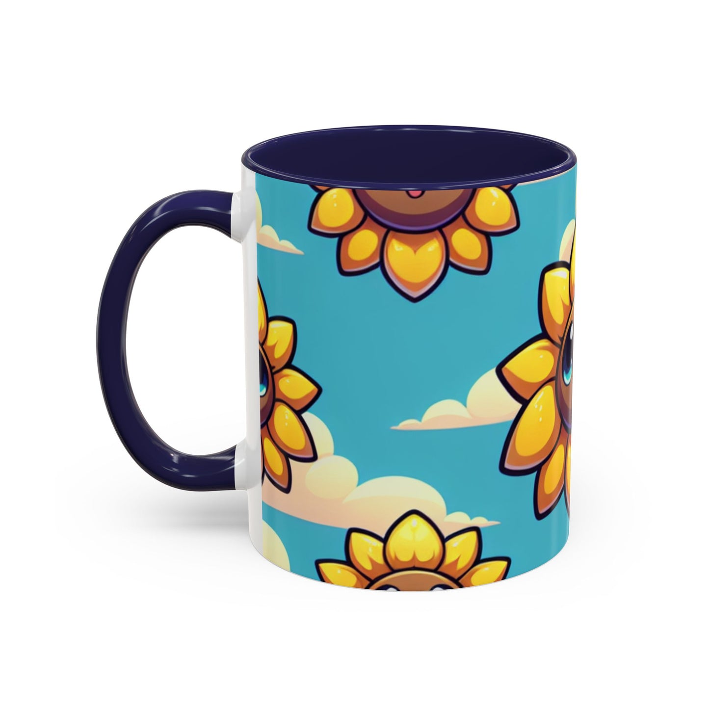 Sunny Smiles Skyward Pattern - Mugs