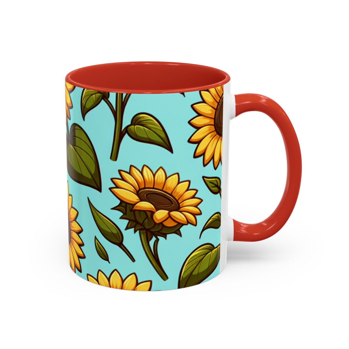 Sunshine Serenade Sunflower Bloom - Mugs