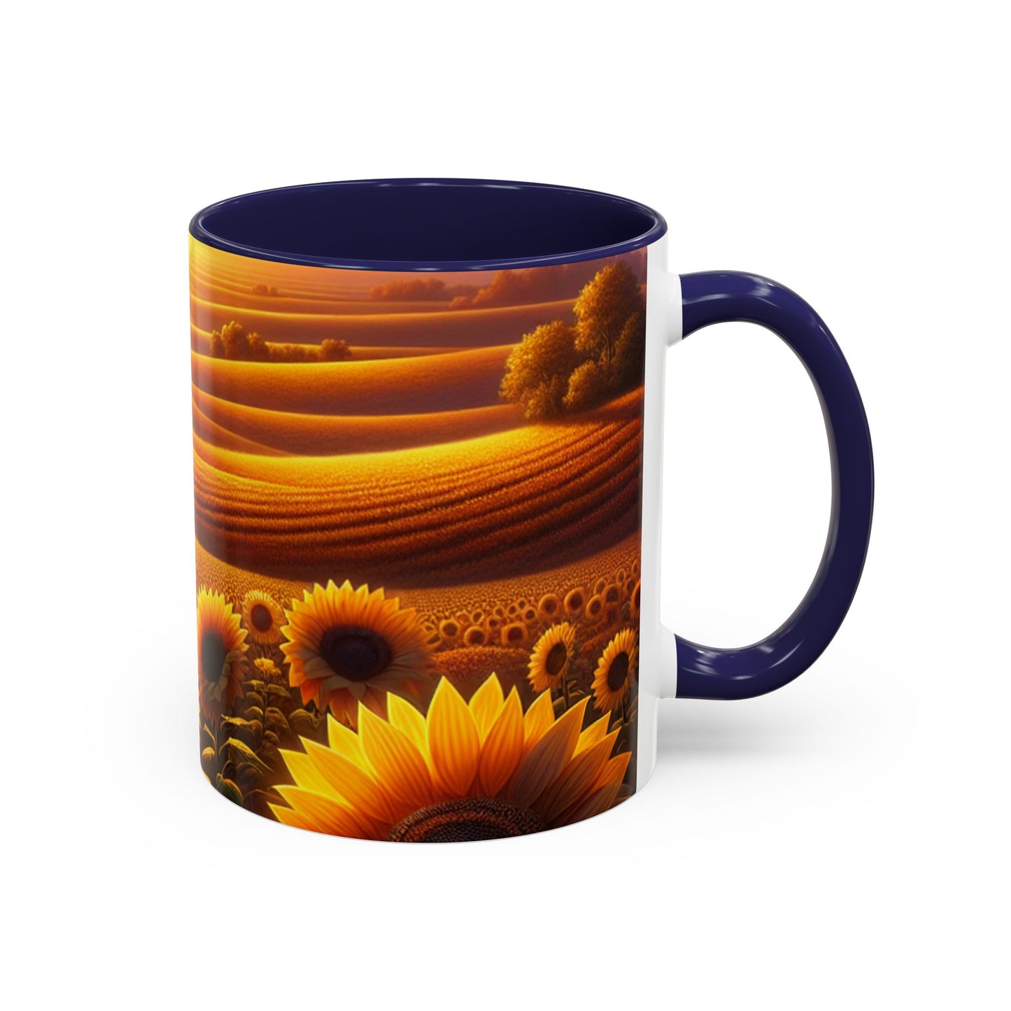 Amber Sunset Fields - Mugs