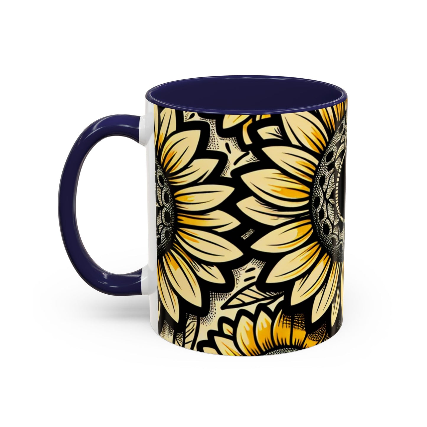 Midnight Sunflower Majesty - Mugs