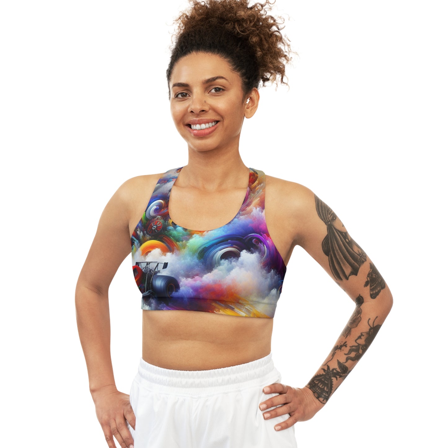 Dynamic Velocity Symphony - Sports Bra