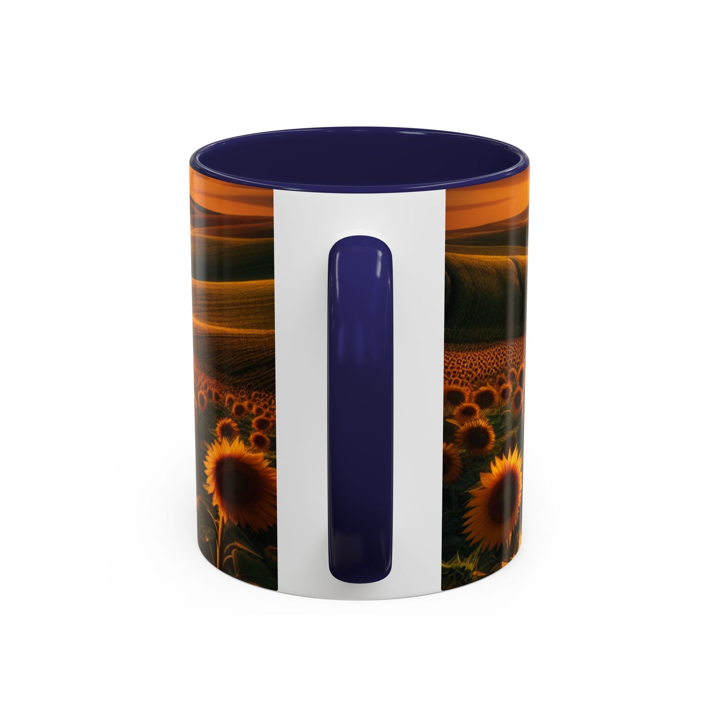 Sunrise Serenade in Sunflower Valleys - Mugs