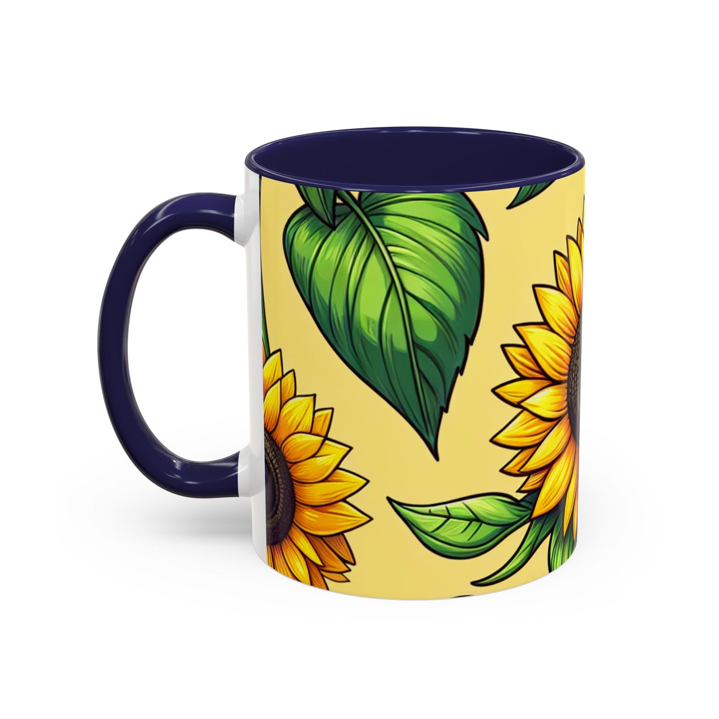 Golden Helianthus Harmony - Mugs
