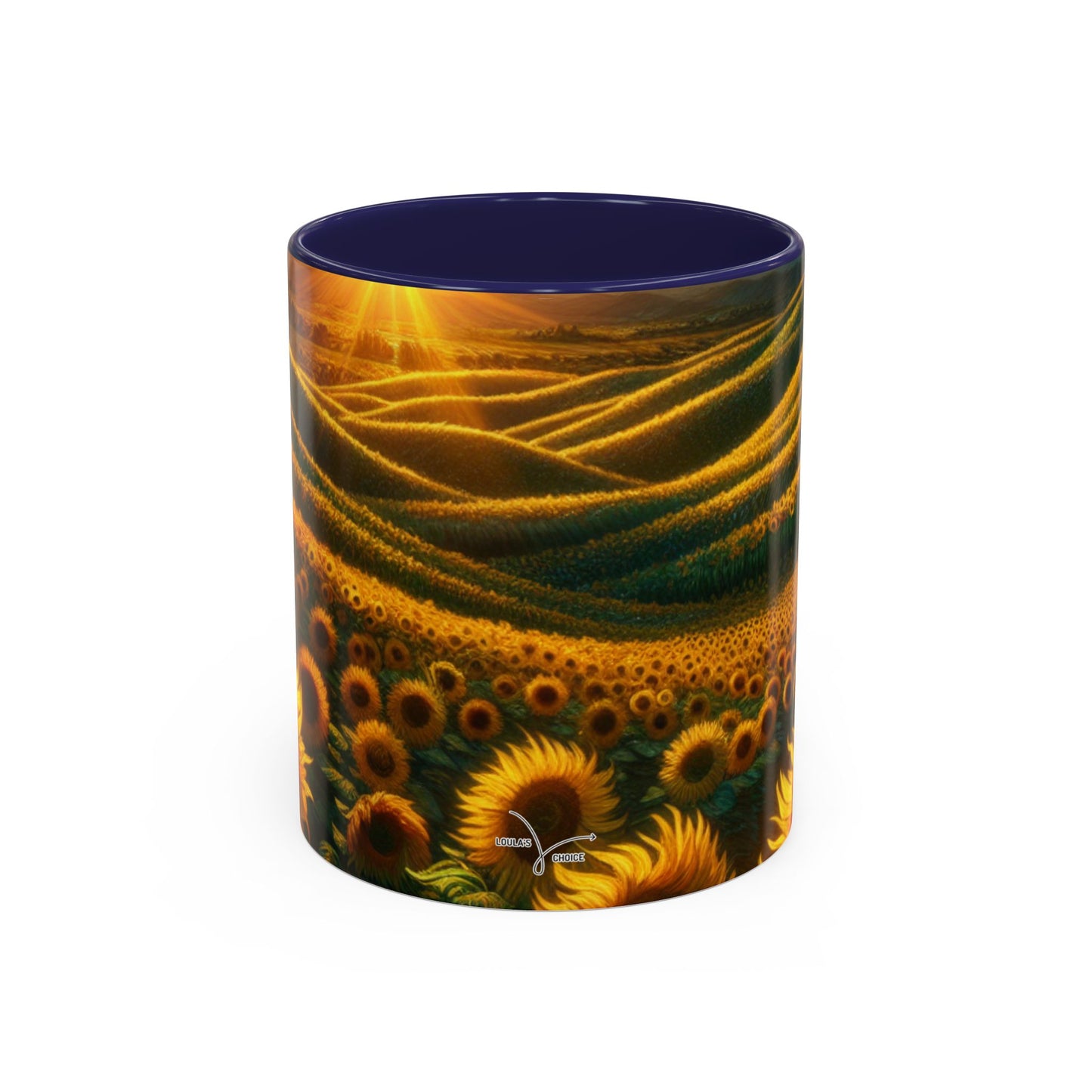 Sunrise Helianthus Waves - Mugs