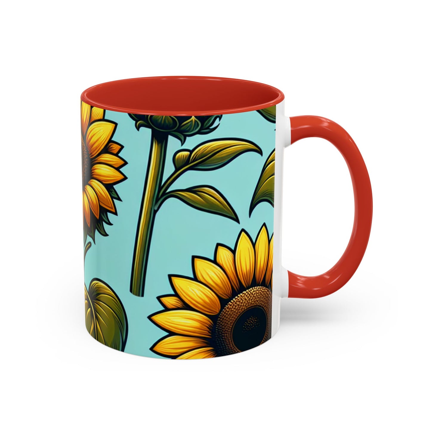 Sunny Splendor Sunflower Array - Mugs