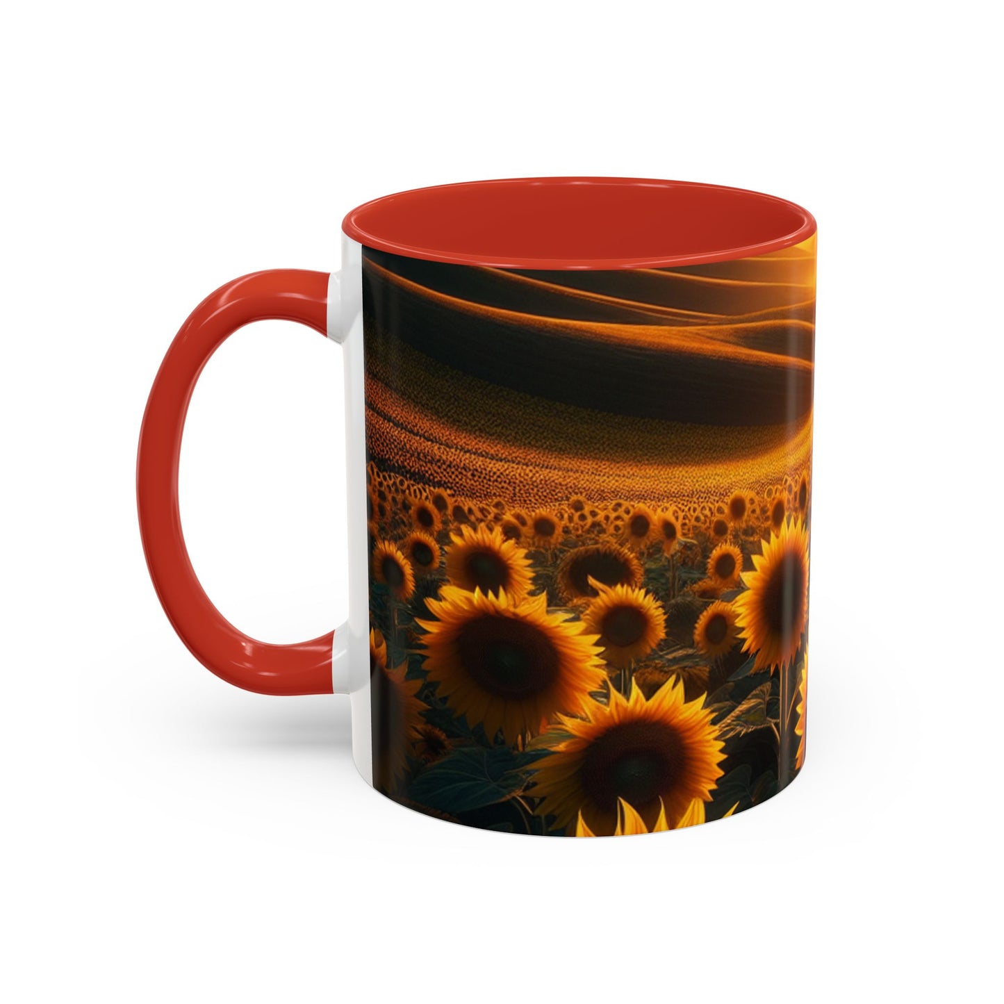 Amber Waves Sunflower Horizon - Mugs