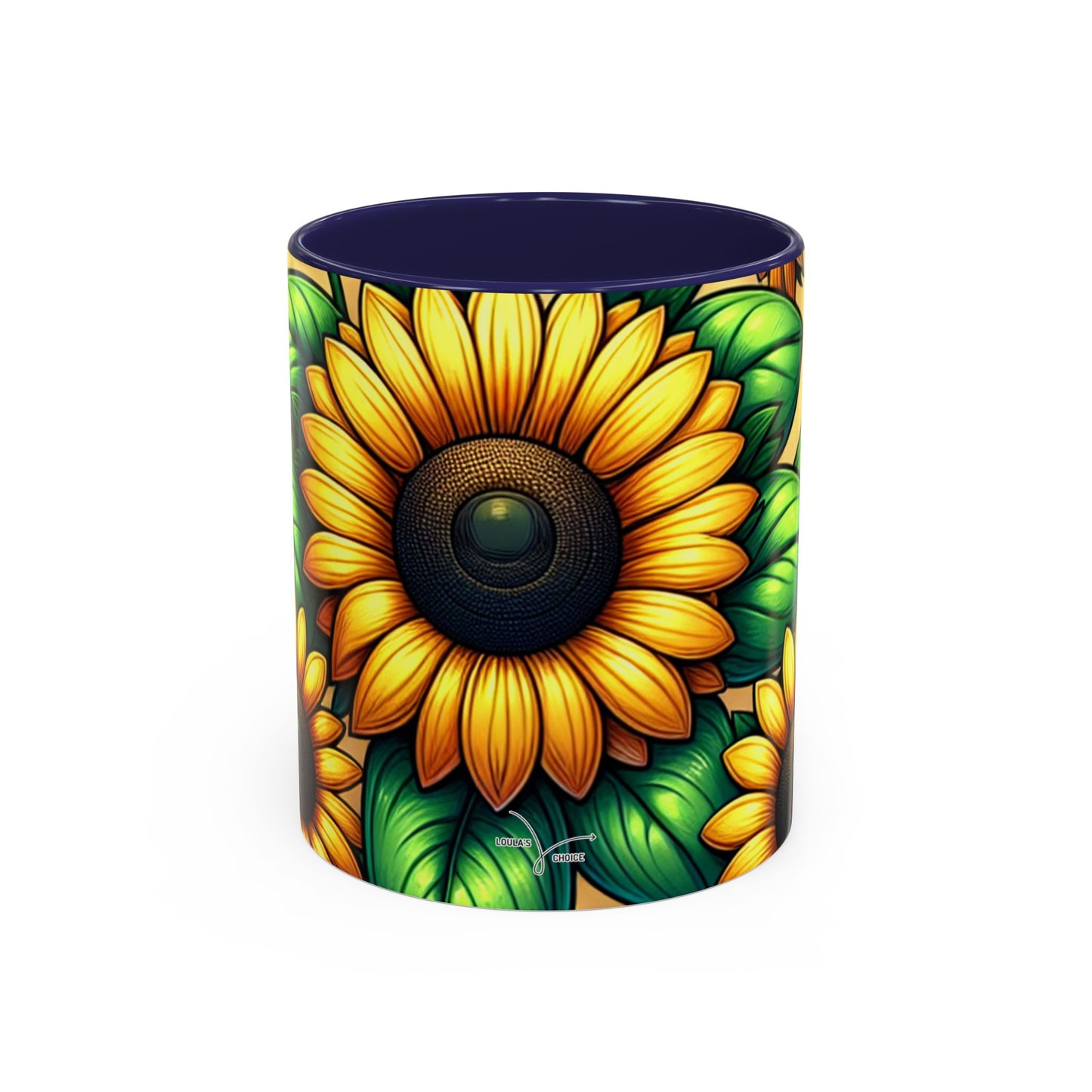Golden Helianthus Harmony - Mugs