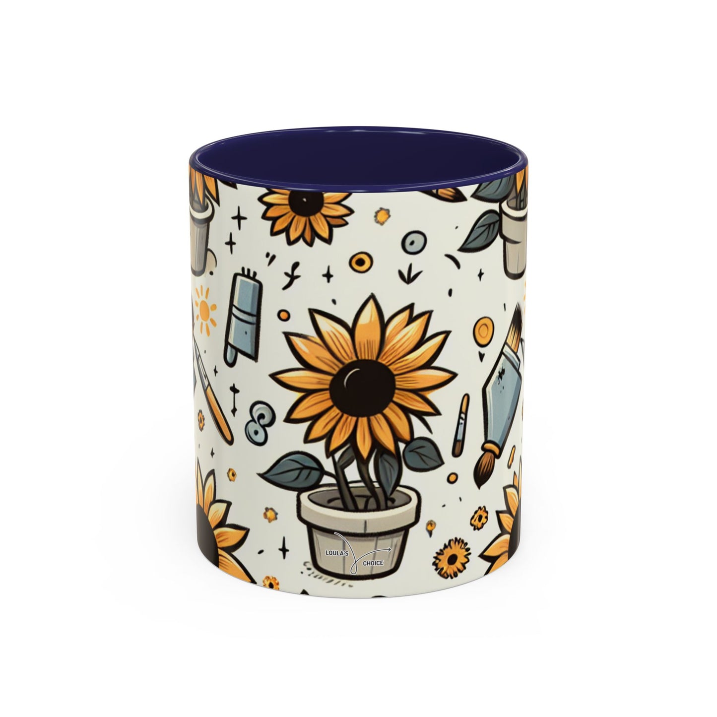 Sunflower Artistry Essence Pattern - Mugs
