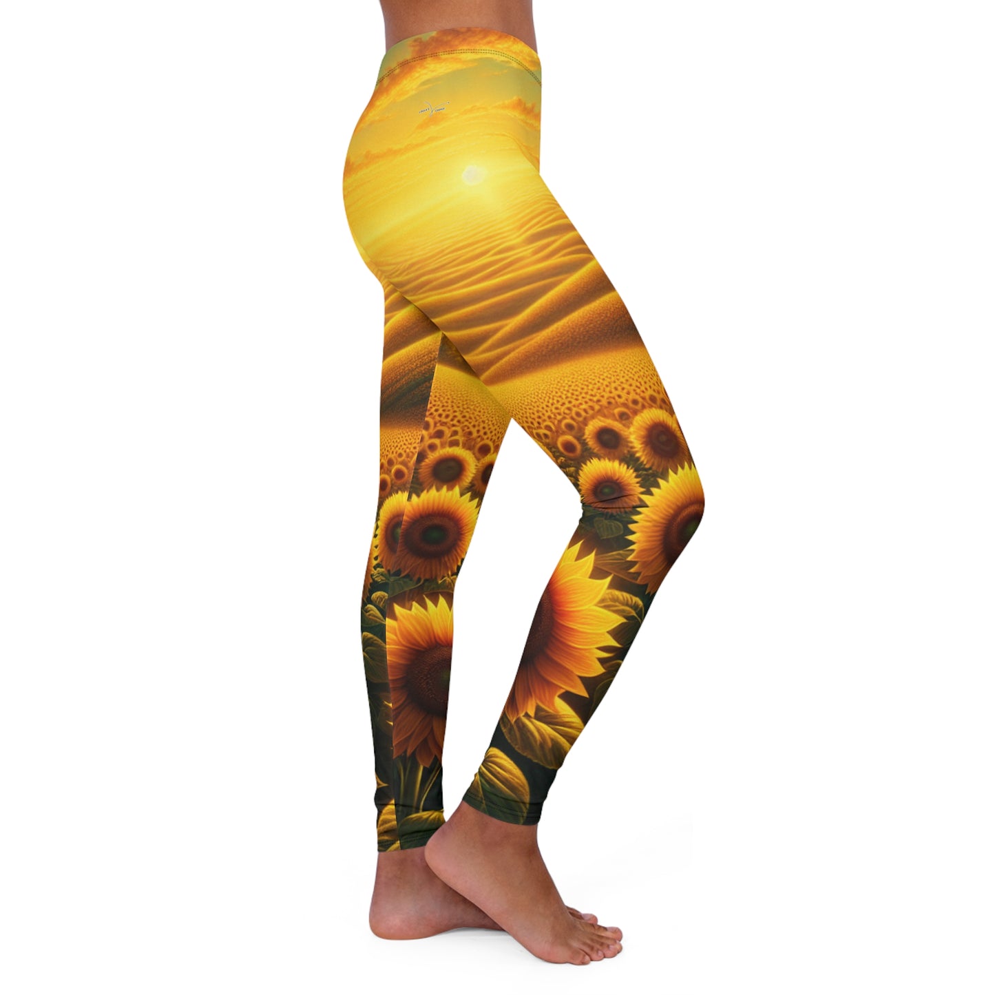 Amber Waves of Bloom - Leggings