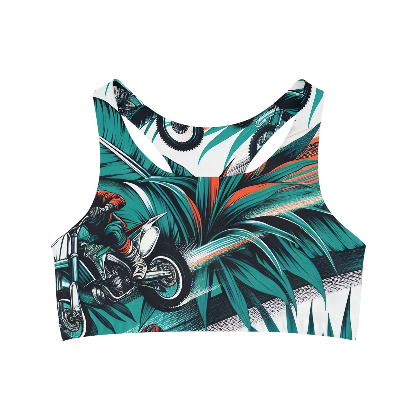 Tropical Moto Rush - Sports Bra