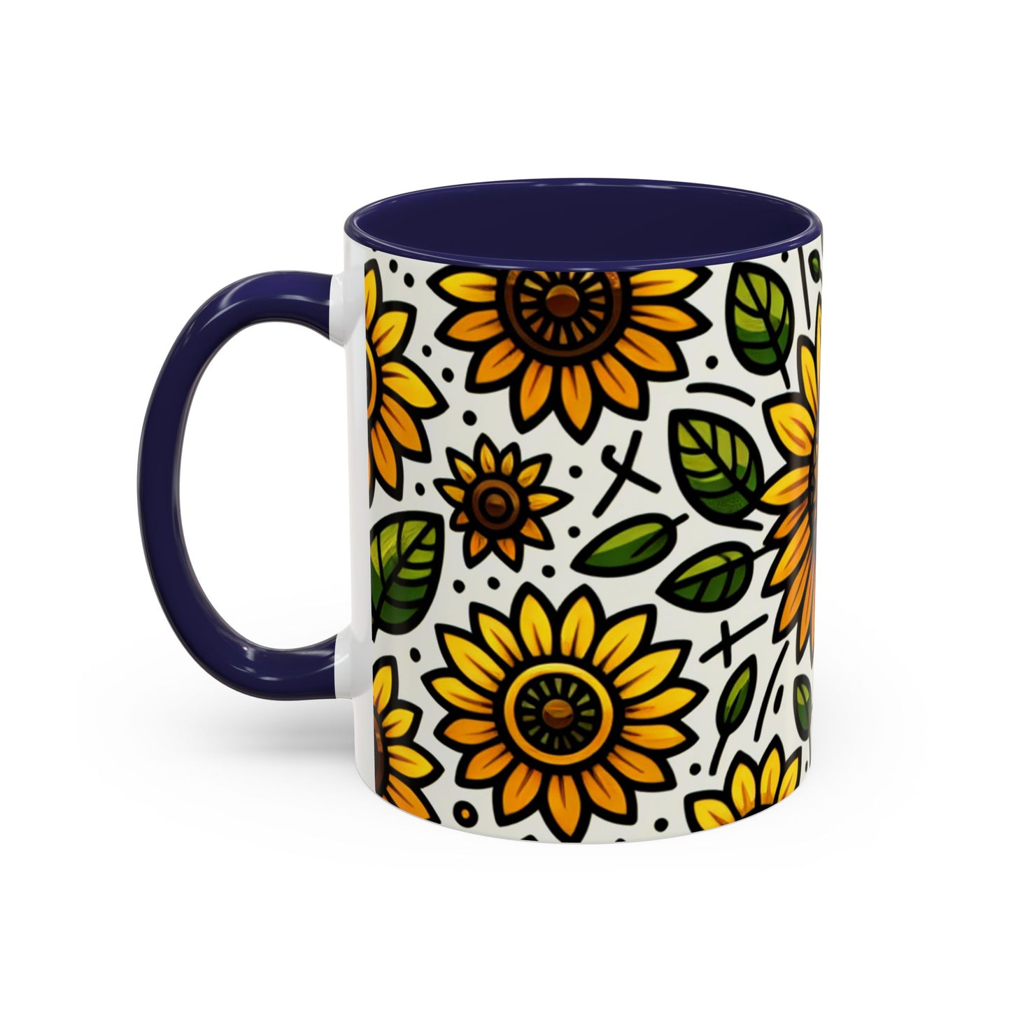 Summer Radiance Sunflower Bloom - Mugs