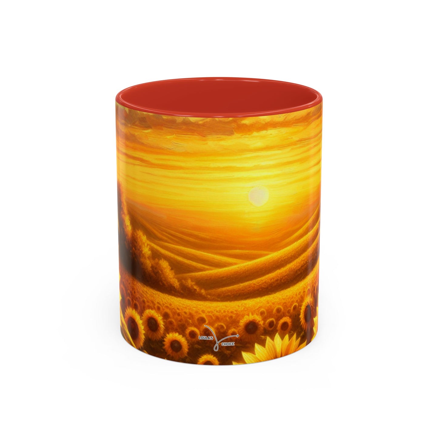 Golden Sunflower Majesty - Mugs