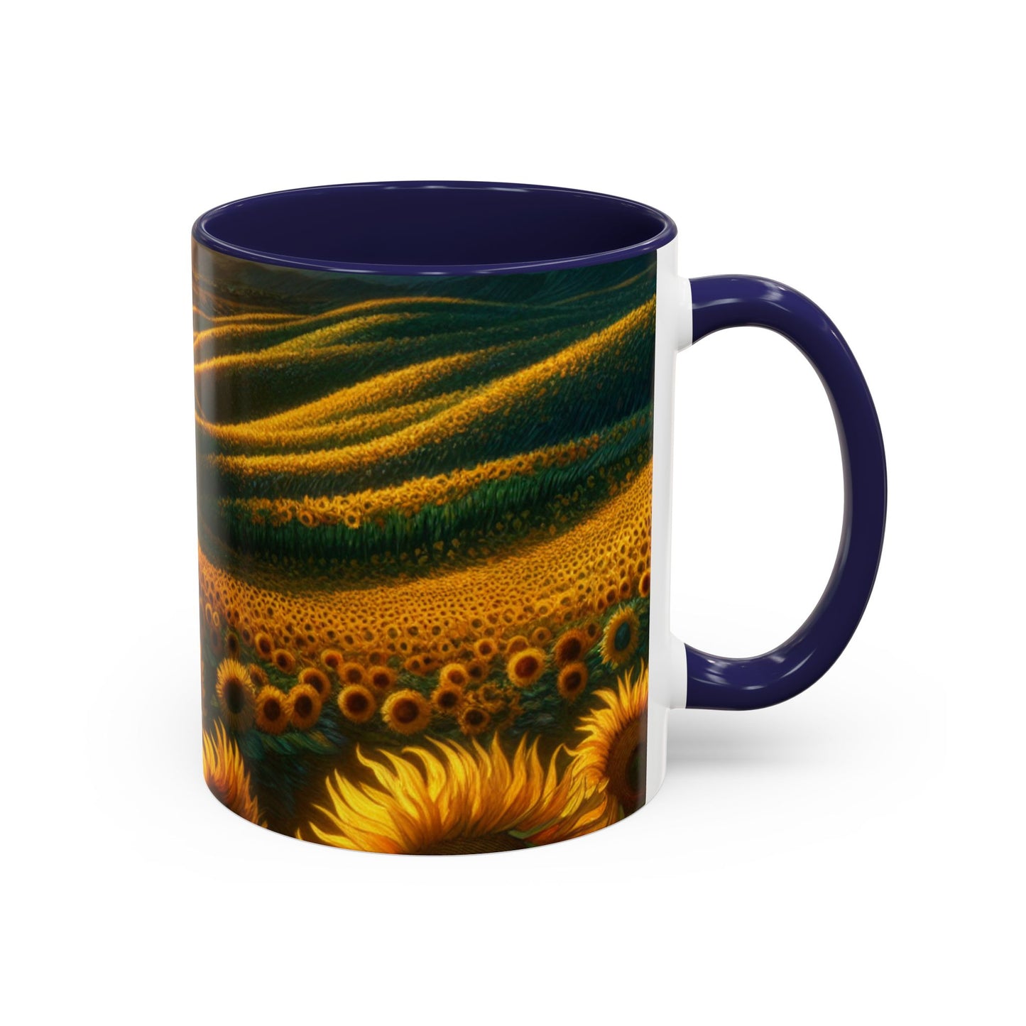 Sunrise Helianthus Waves - Mugs