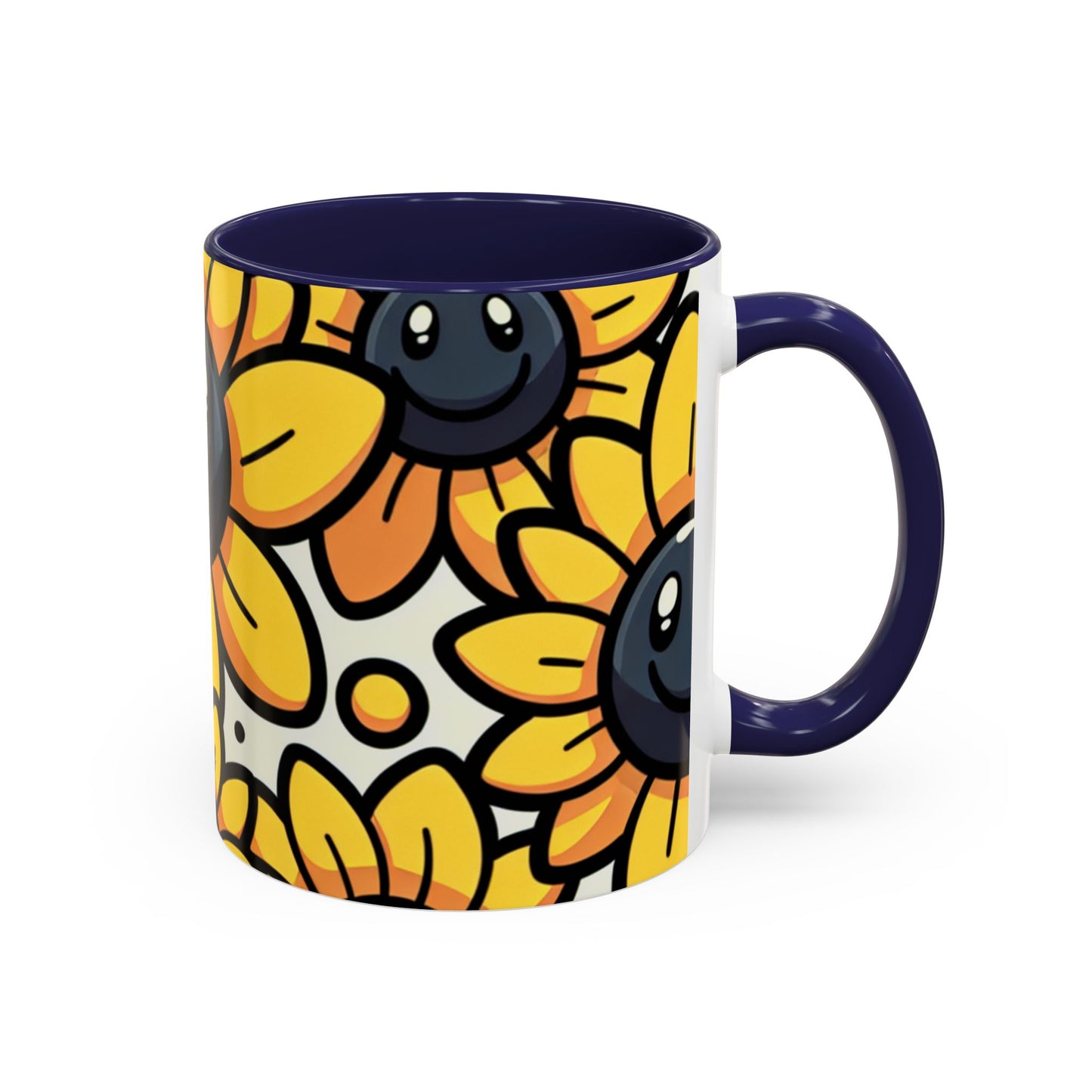 Sunshine Smiles Blossom Pattern - Mugs
