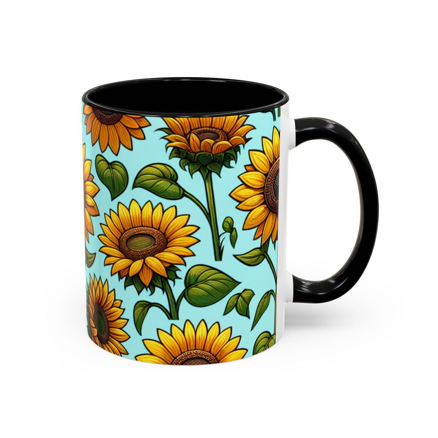 Sunny Meadow Sunflower Bloom - Mugs