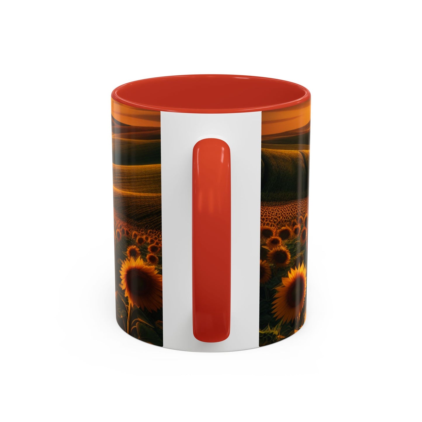 Sunrise Serenade in Sunflower Valleys - Mugs