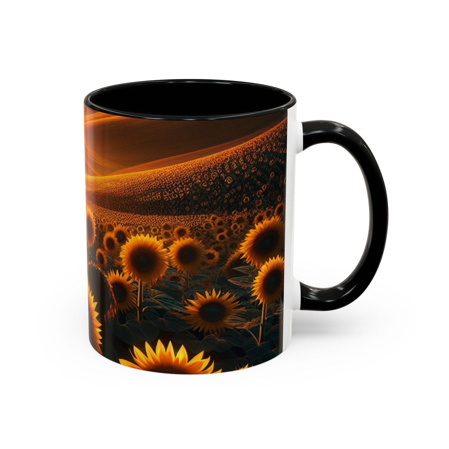 Amber Waves Sunflower Horizon - Mugs
