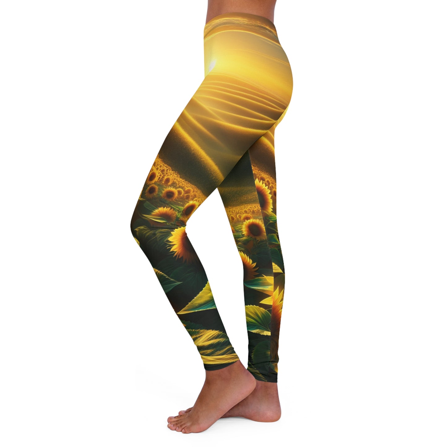 Sunset Amber Waves - Leggings