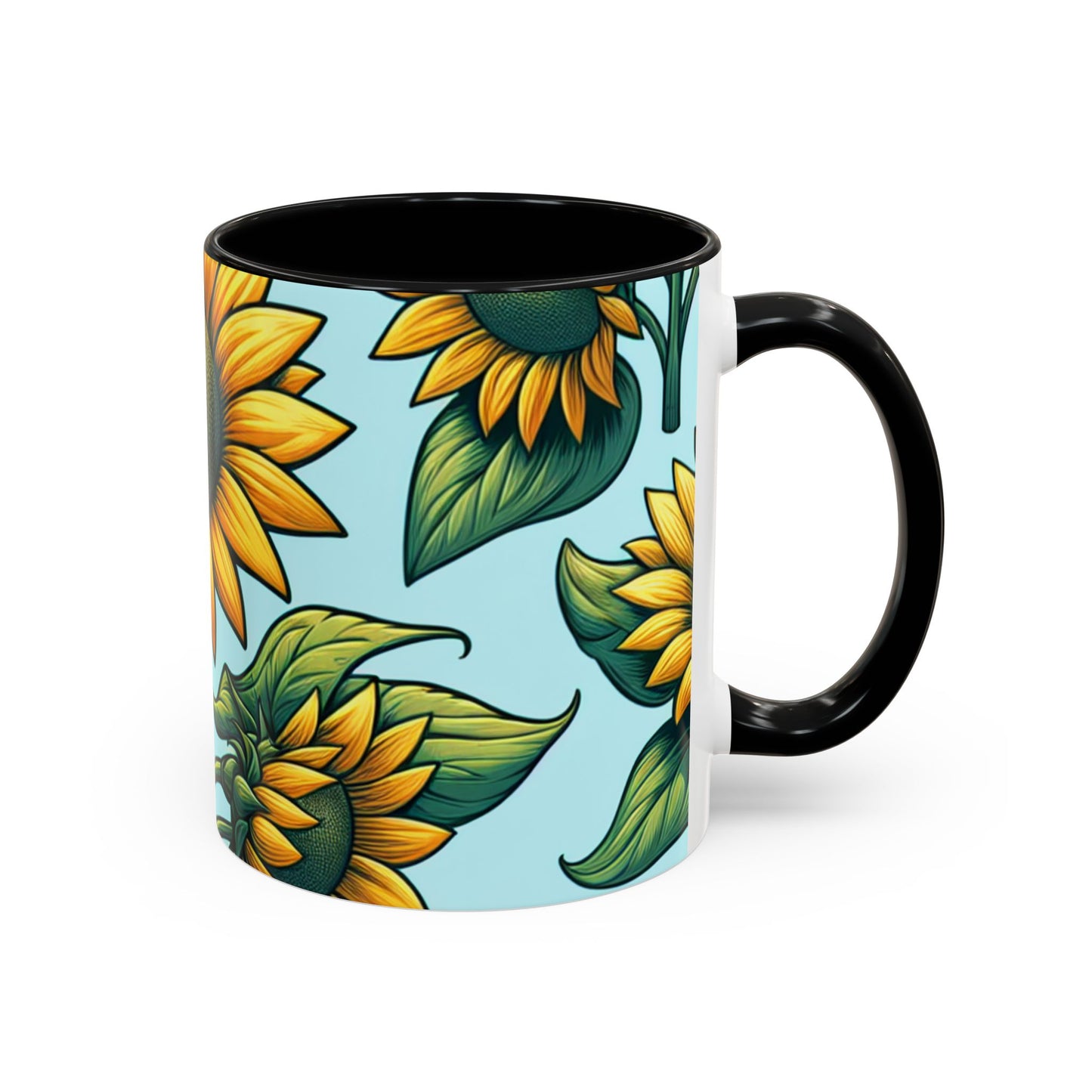 Sunshine Serenade Sunflower Array - Mugs
