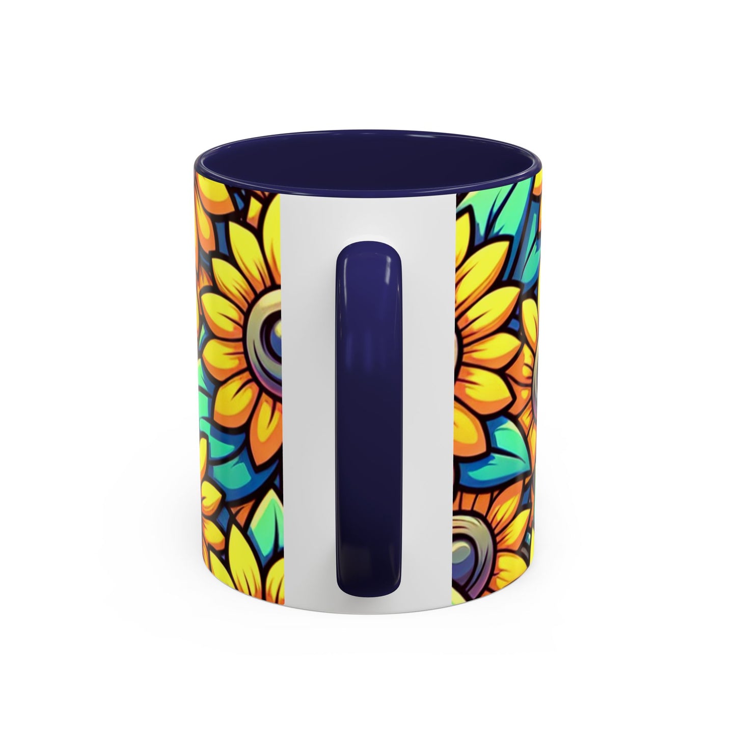 Sunburst Petal Cascade - Mugs