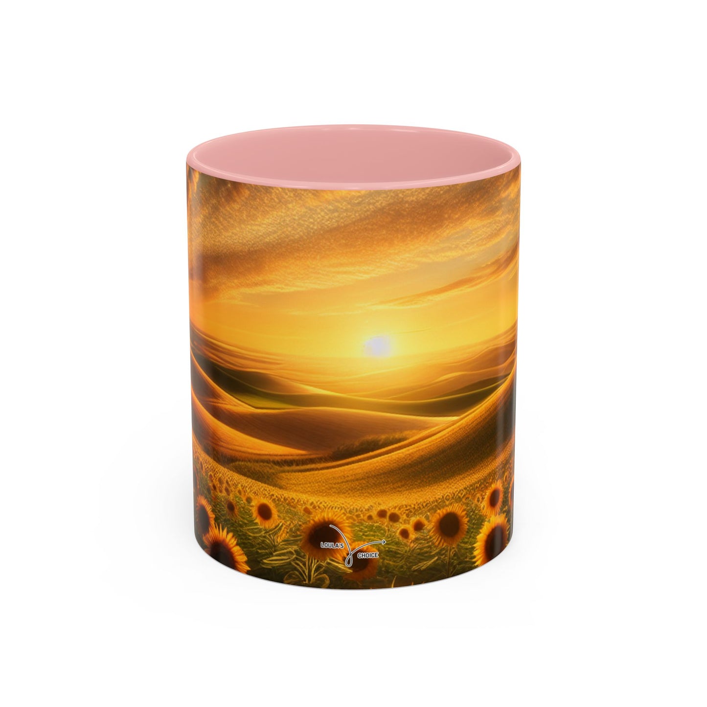 Sunset Amber Waves and Sunflower Bliss - Mugs