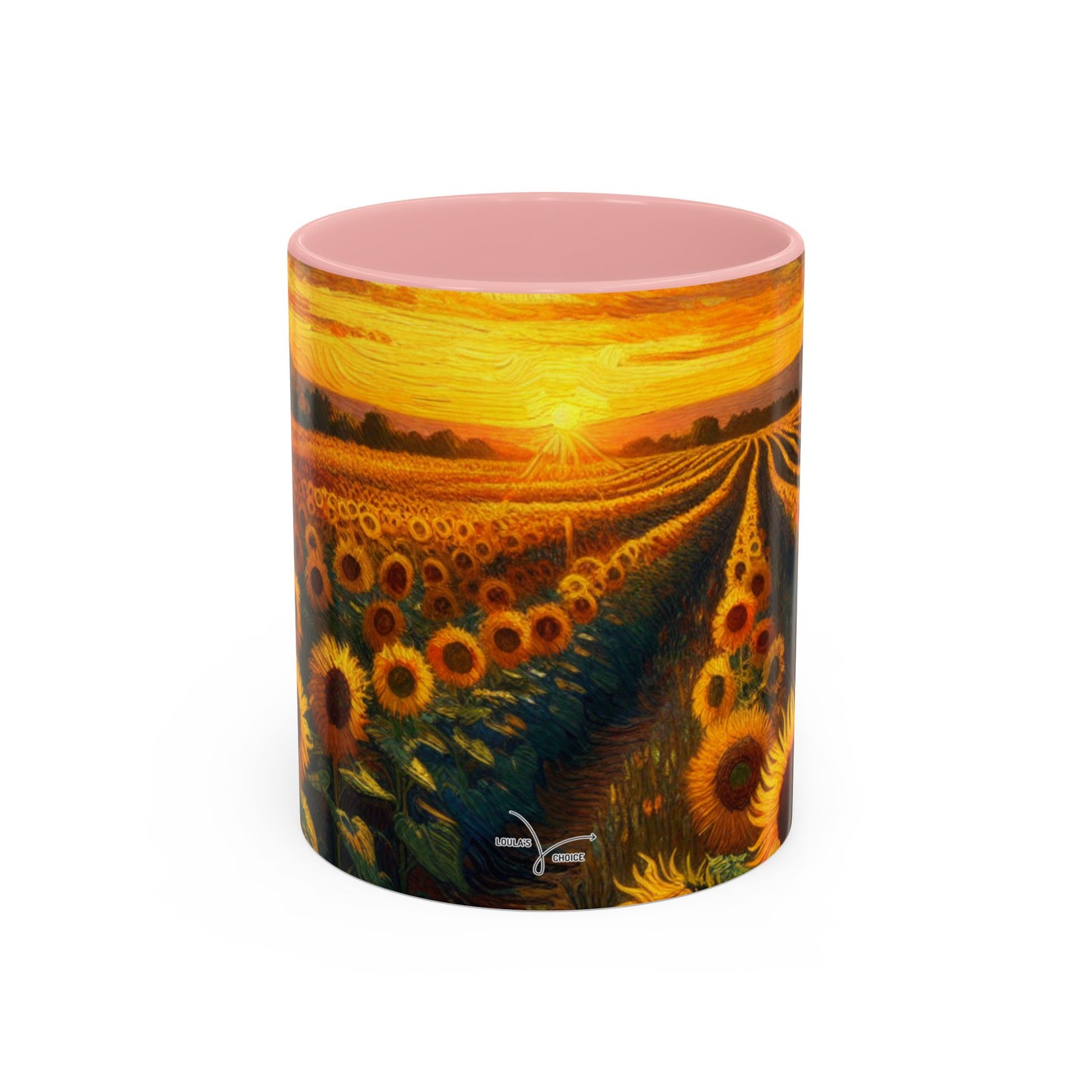 Sunset Serenade Sunflower Fields - Mugs