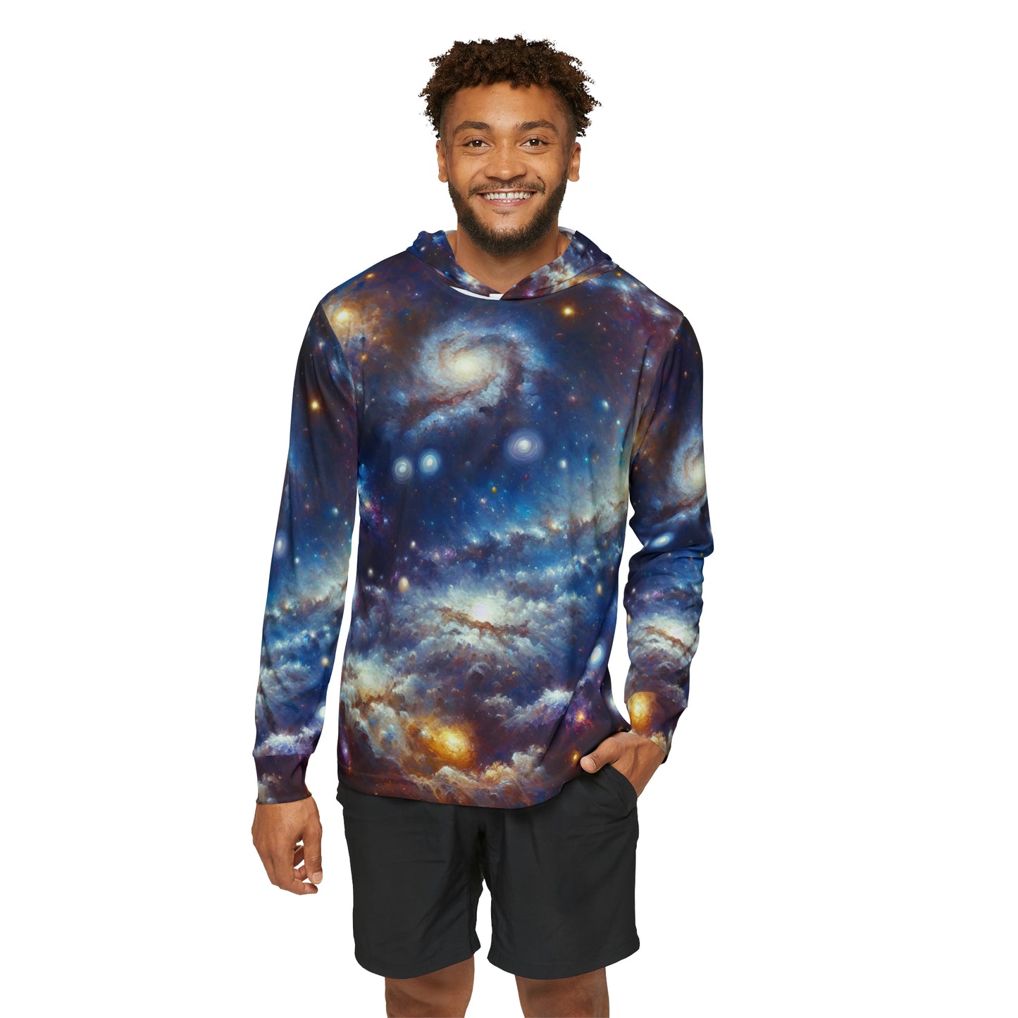 Celestial Majesty Galaxy Canvas Print - Hoodie