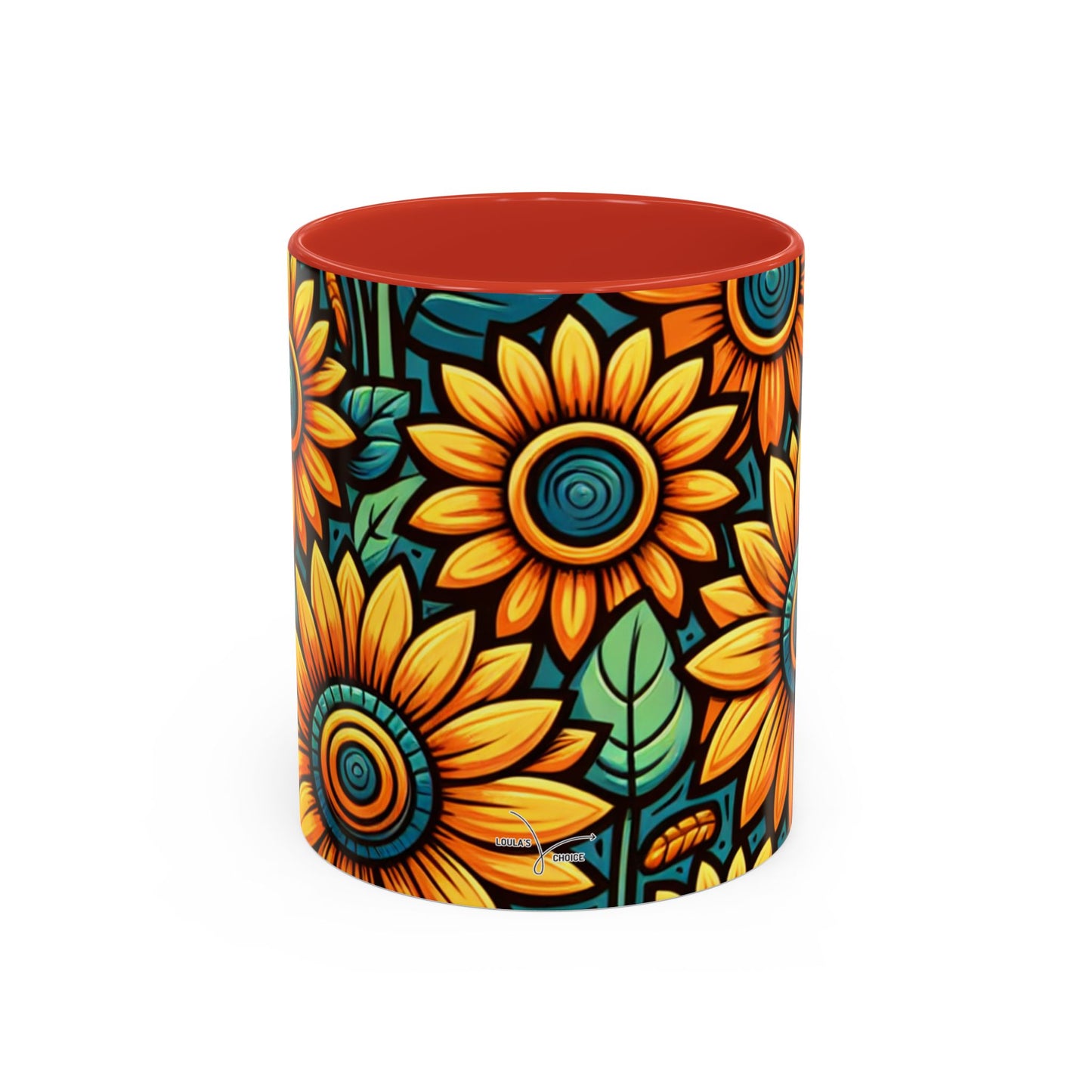 Azure Autumn Sunflower Medley - Mugs