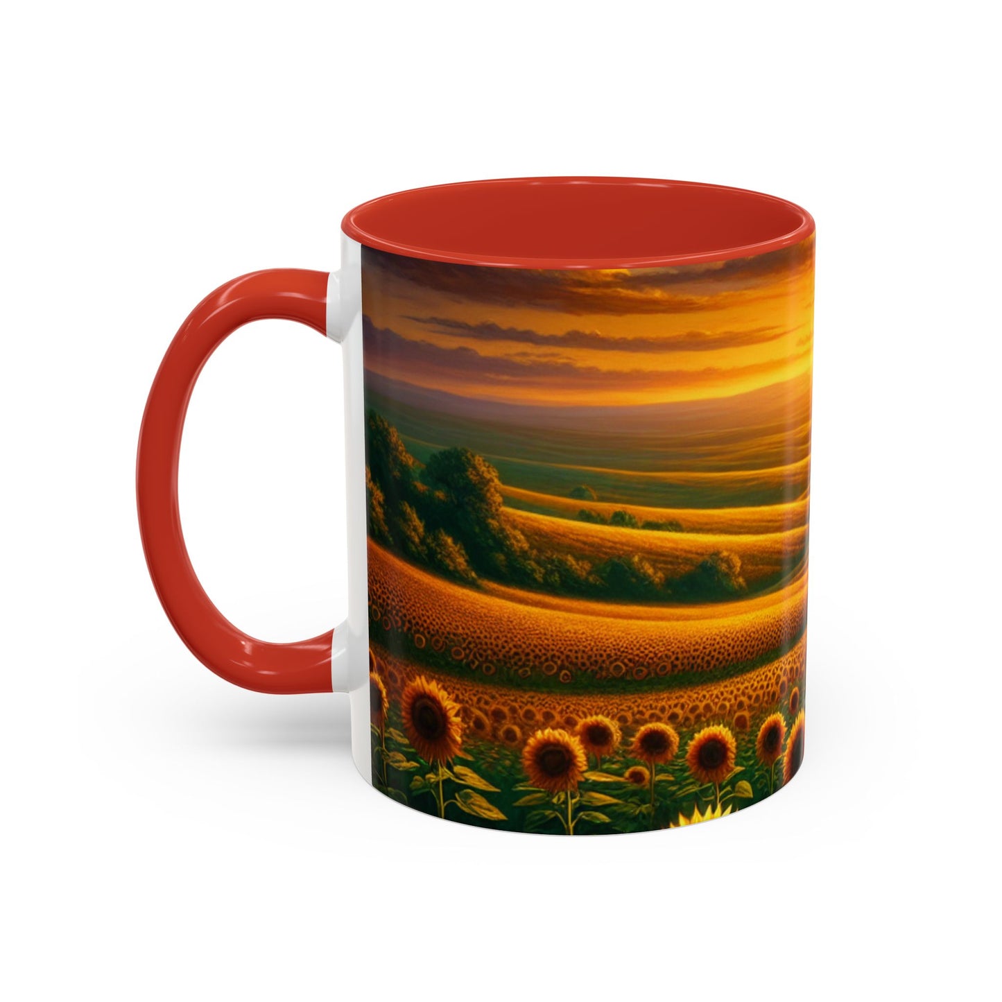 Amber Sunflower Serenade - Mugs