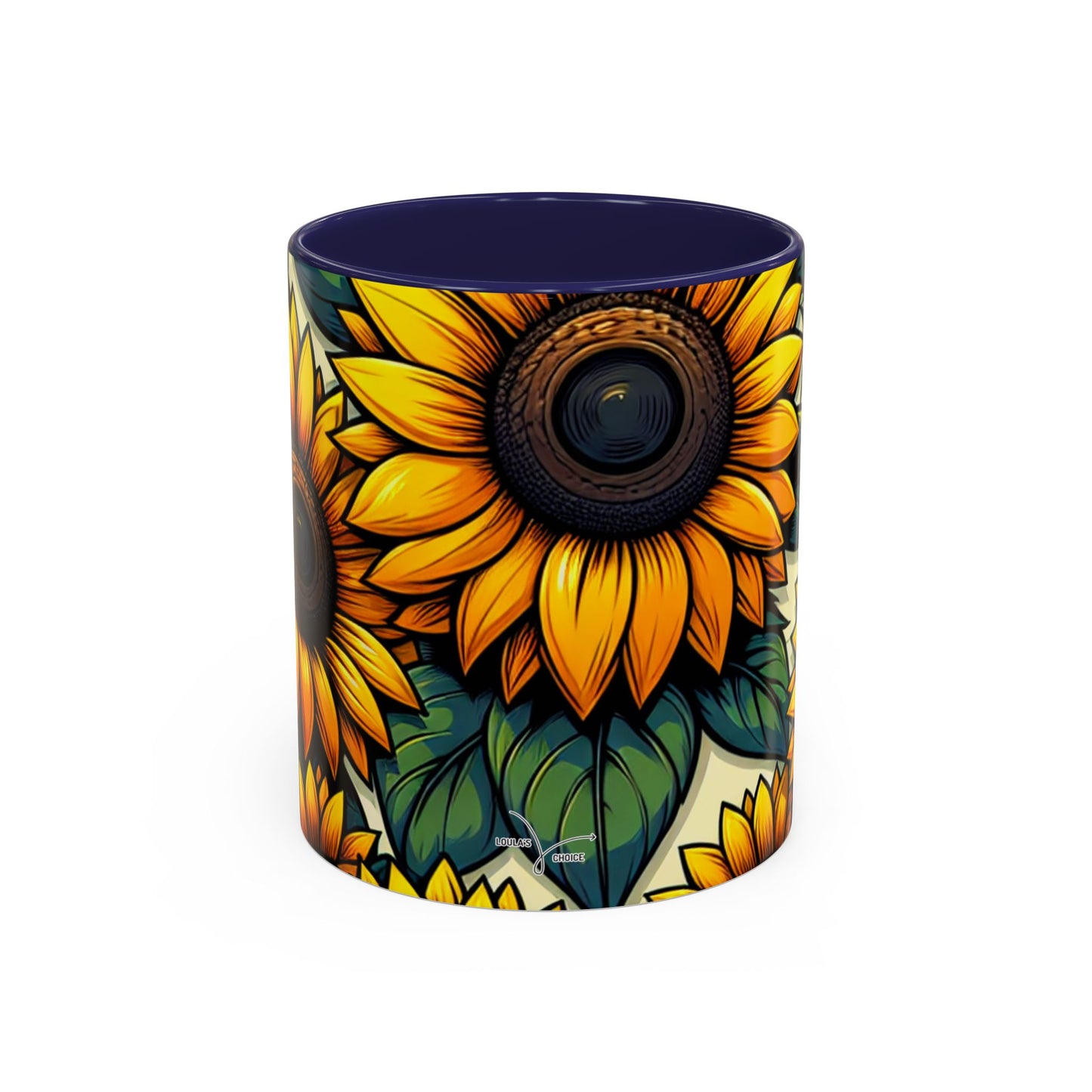 Sunflower Radiance Essence Pattern - Mugs