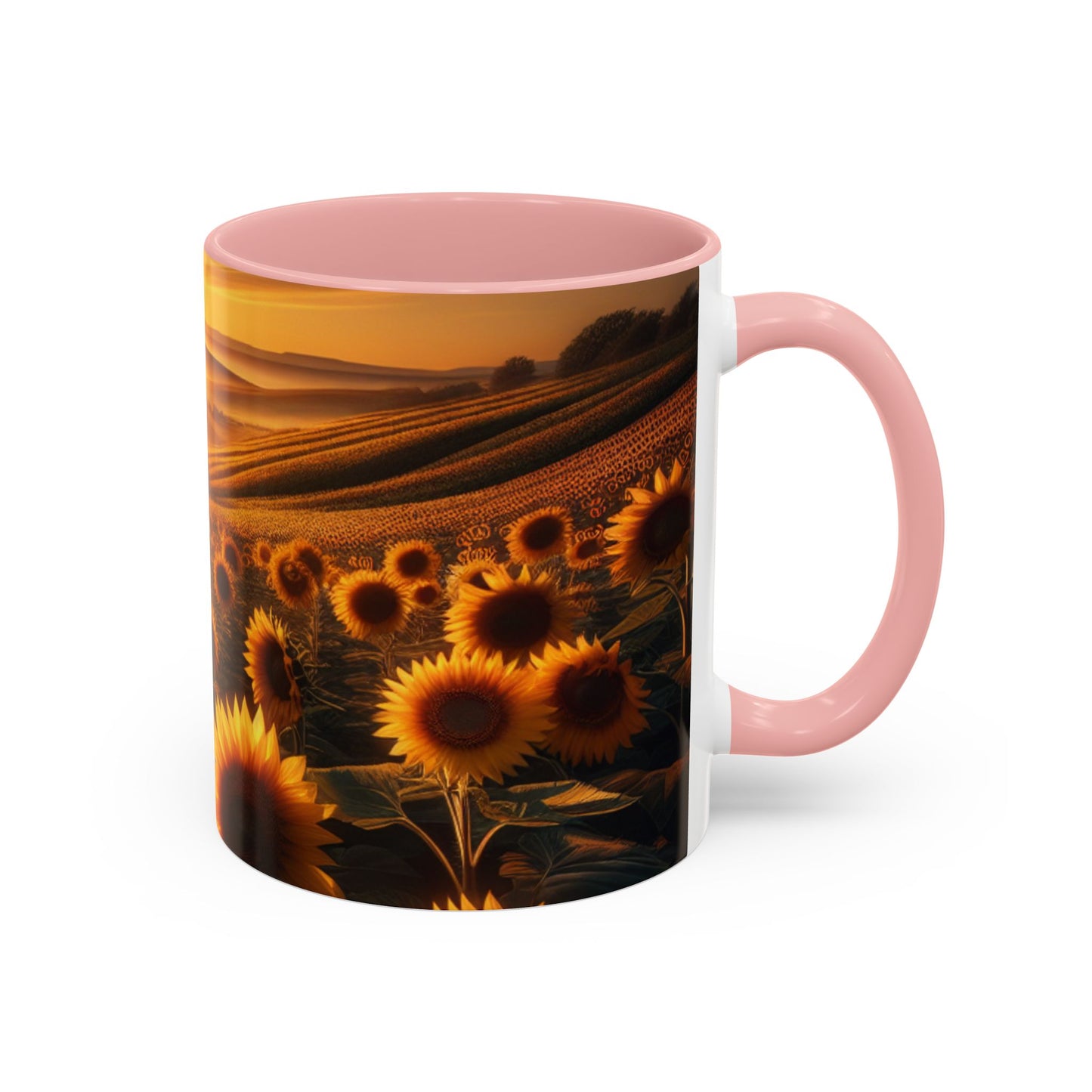 Golden Hour Sunflower Bliss - Mugs