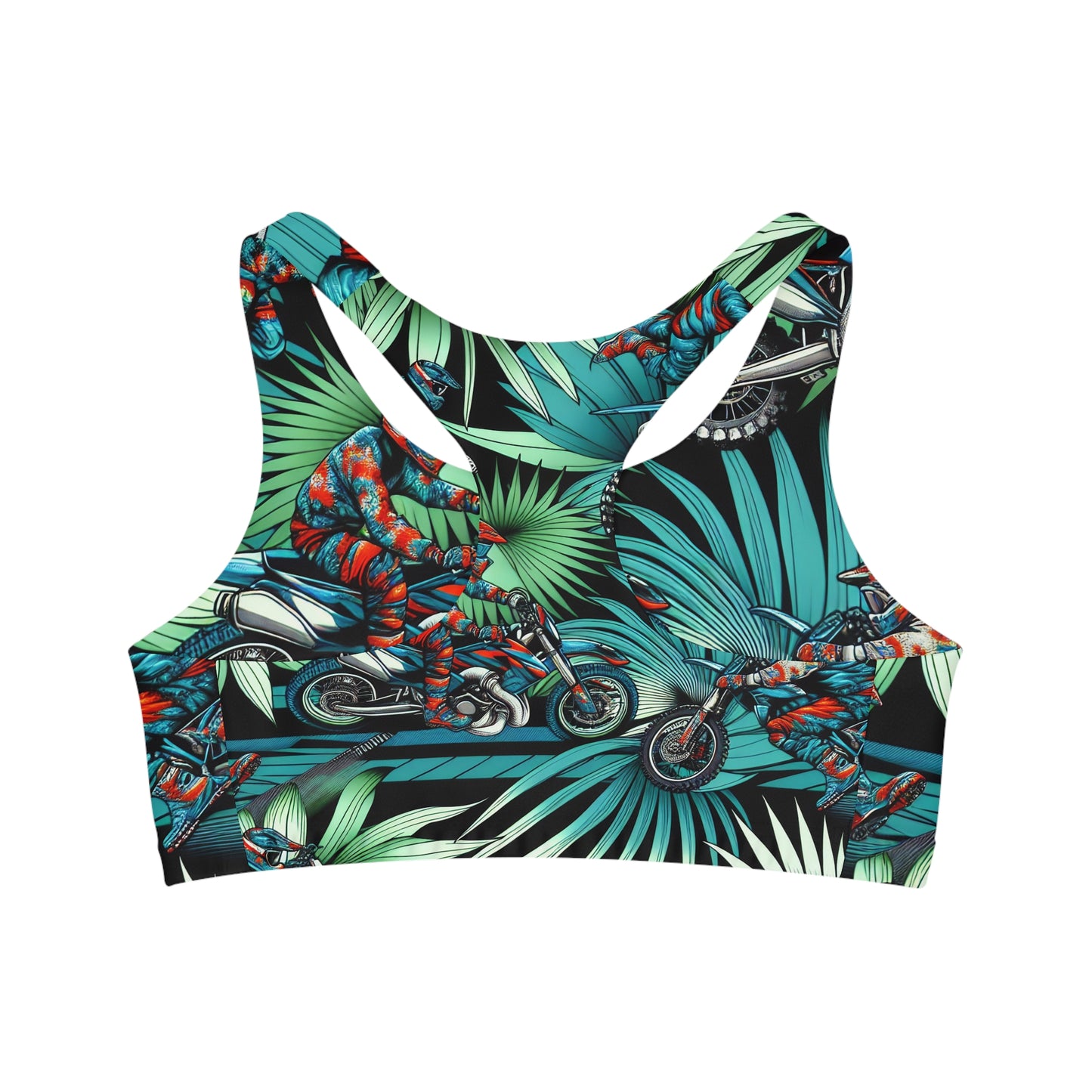 Tropical Motocross Mayhem - Sports Bra