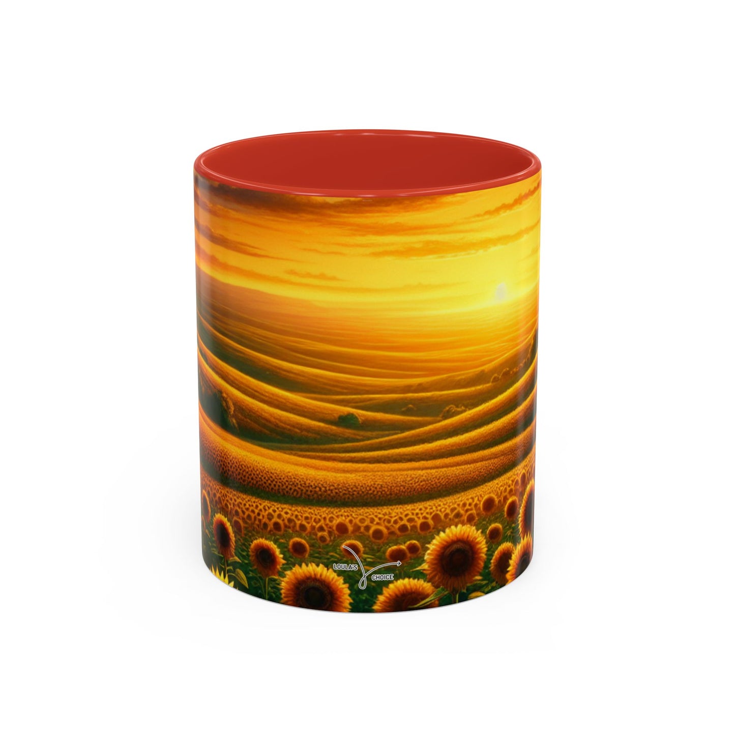 Amber Sunflower Serenade - Mugs