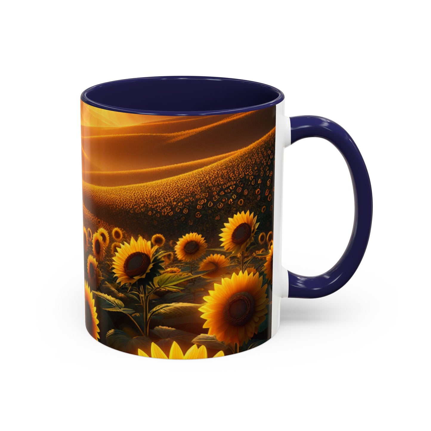 Amber Horizons Sunflower Array - Mugs