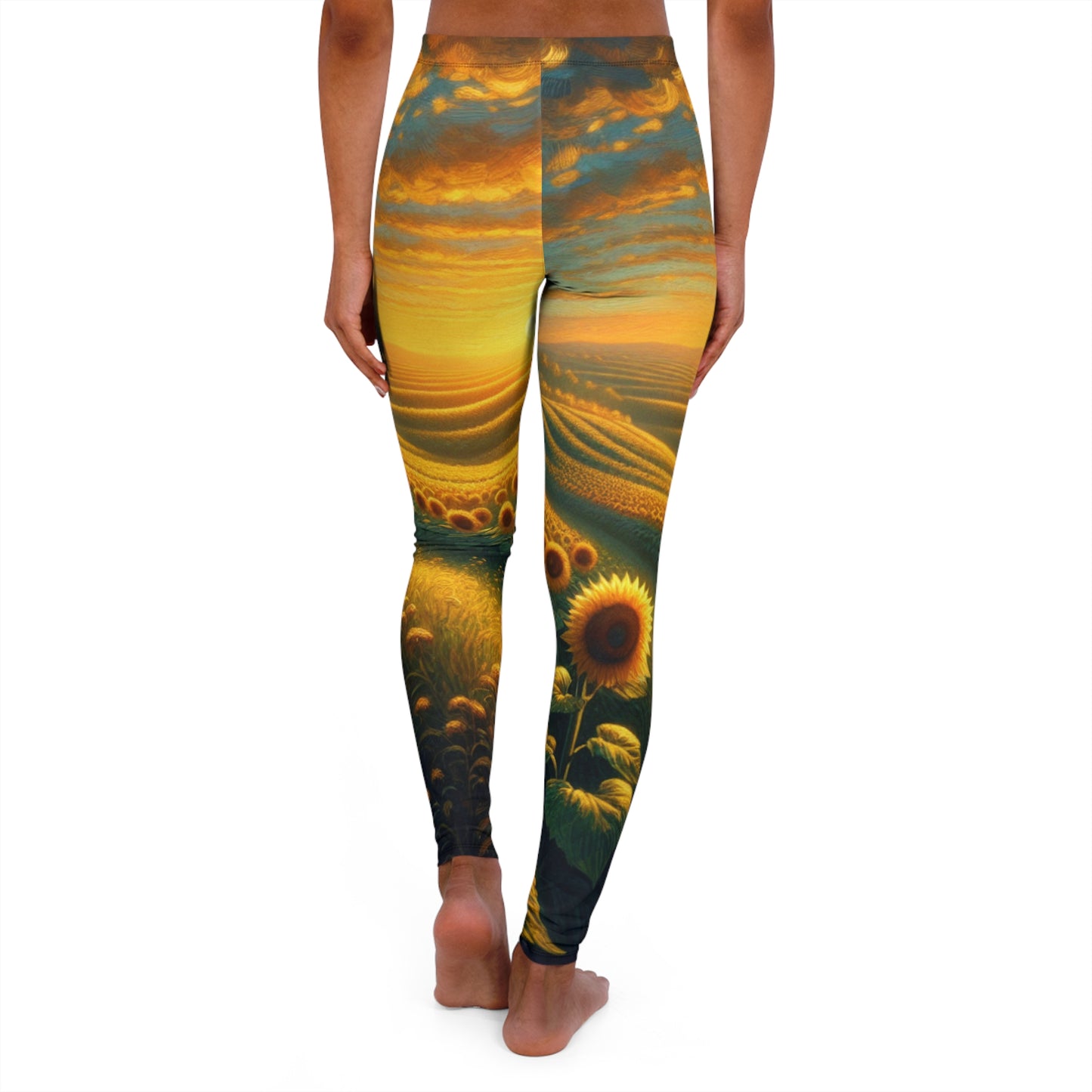 Amber Sunrise Serenade - Leggings