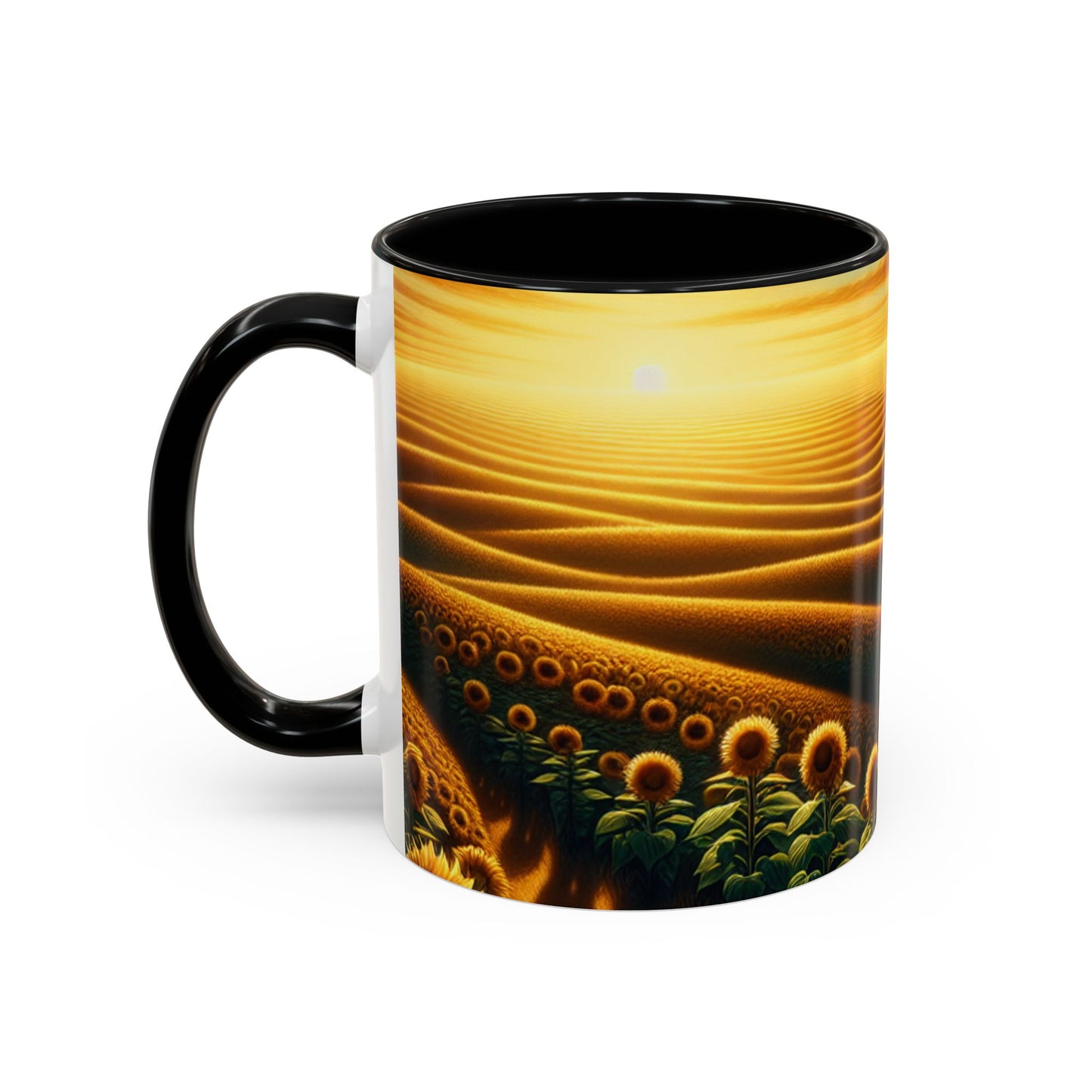 Amber Waves Sunflower Elegance - Mugs