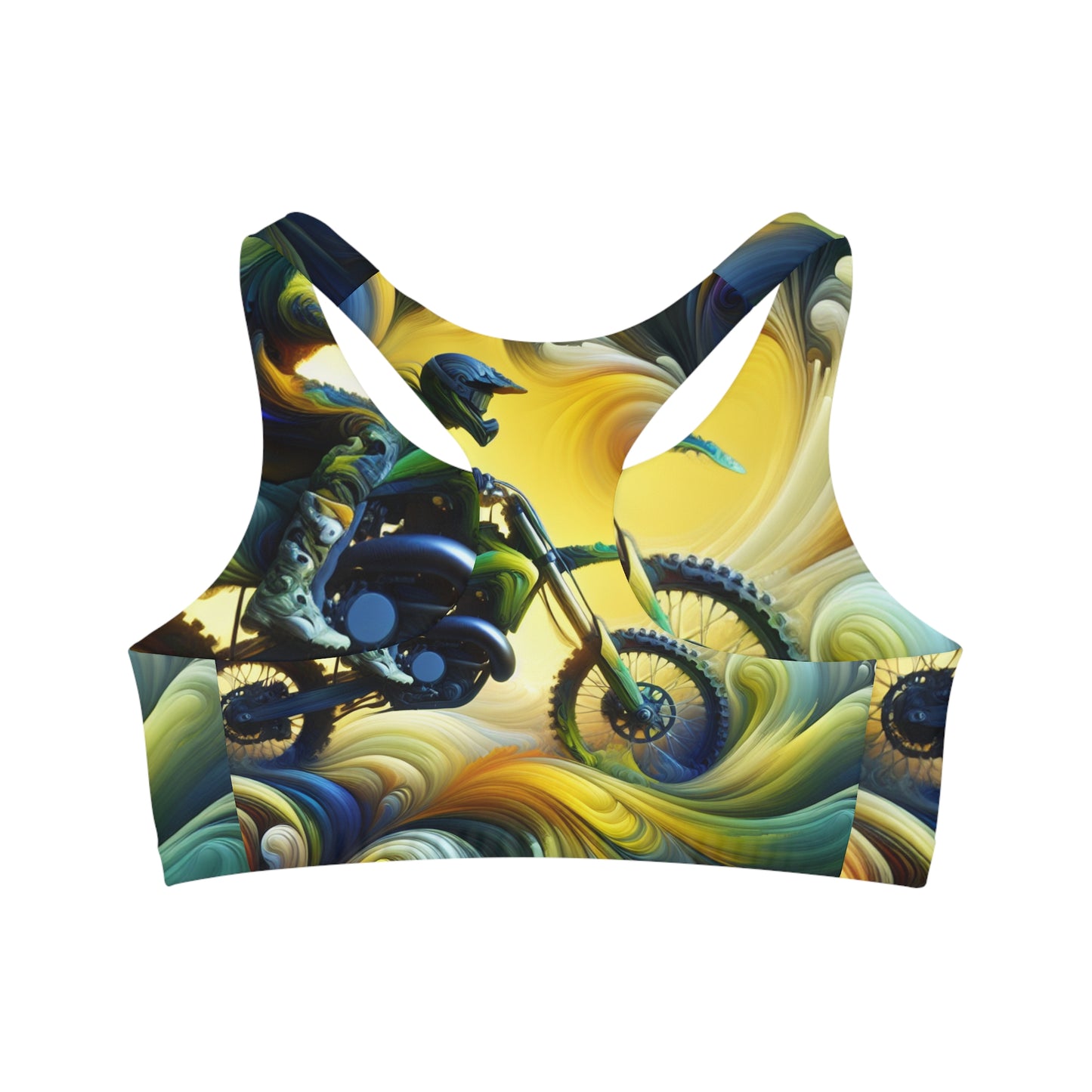 Moto Vortex Elegance - Sports Bra
