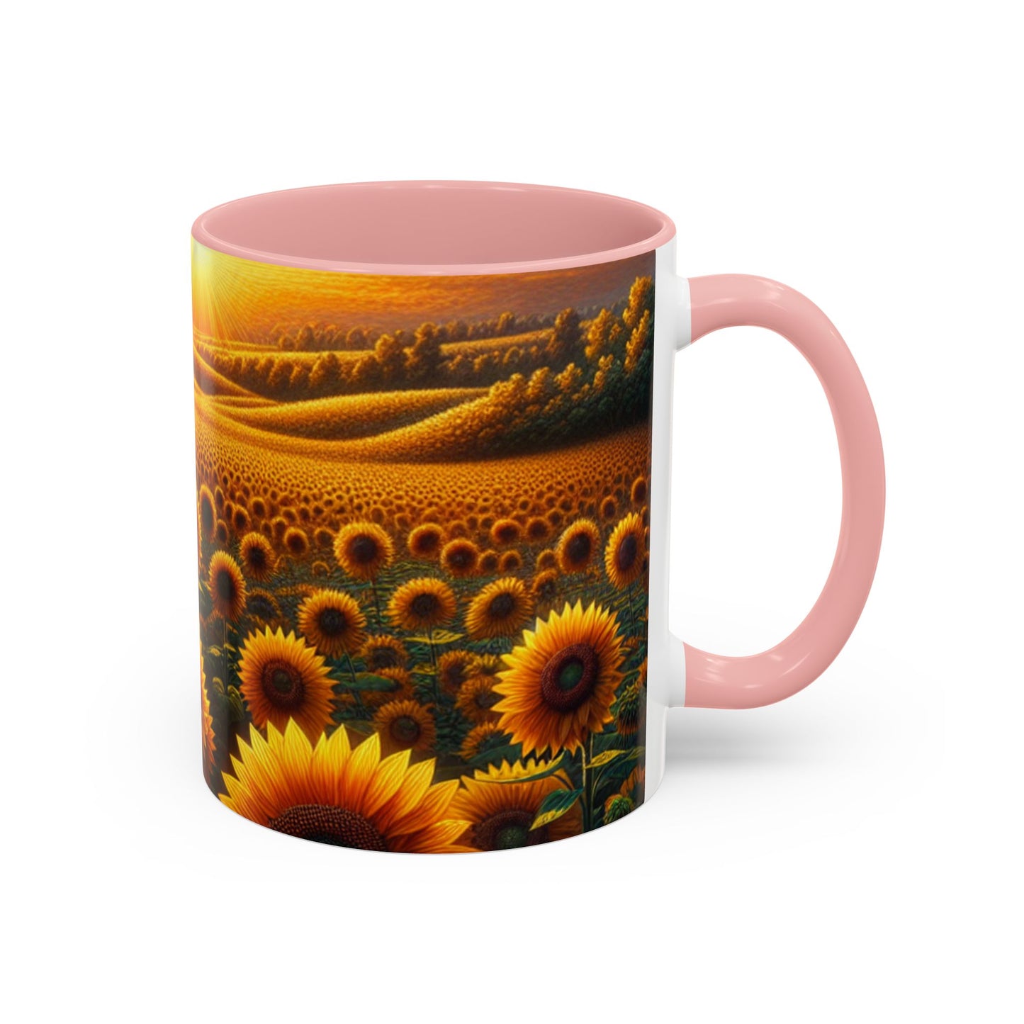 Amber Sunflower Serenade - Mugs